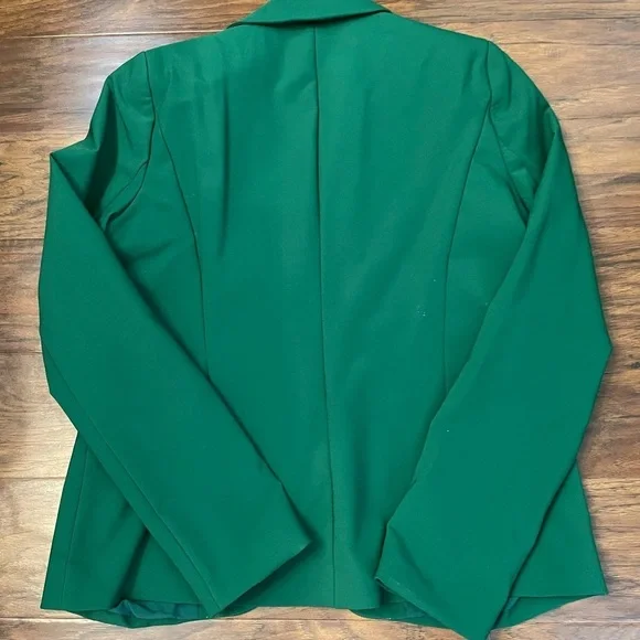 Nicole Miller Green and Gold Blazer Size S - Picture 4 of 4